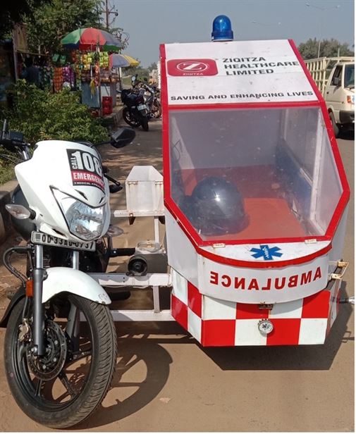 the bike ambulance